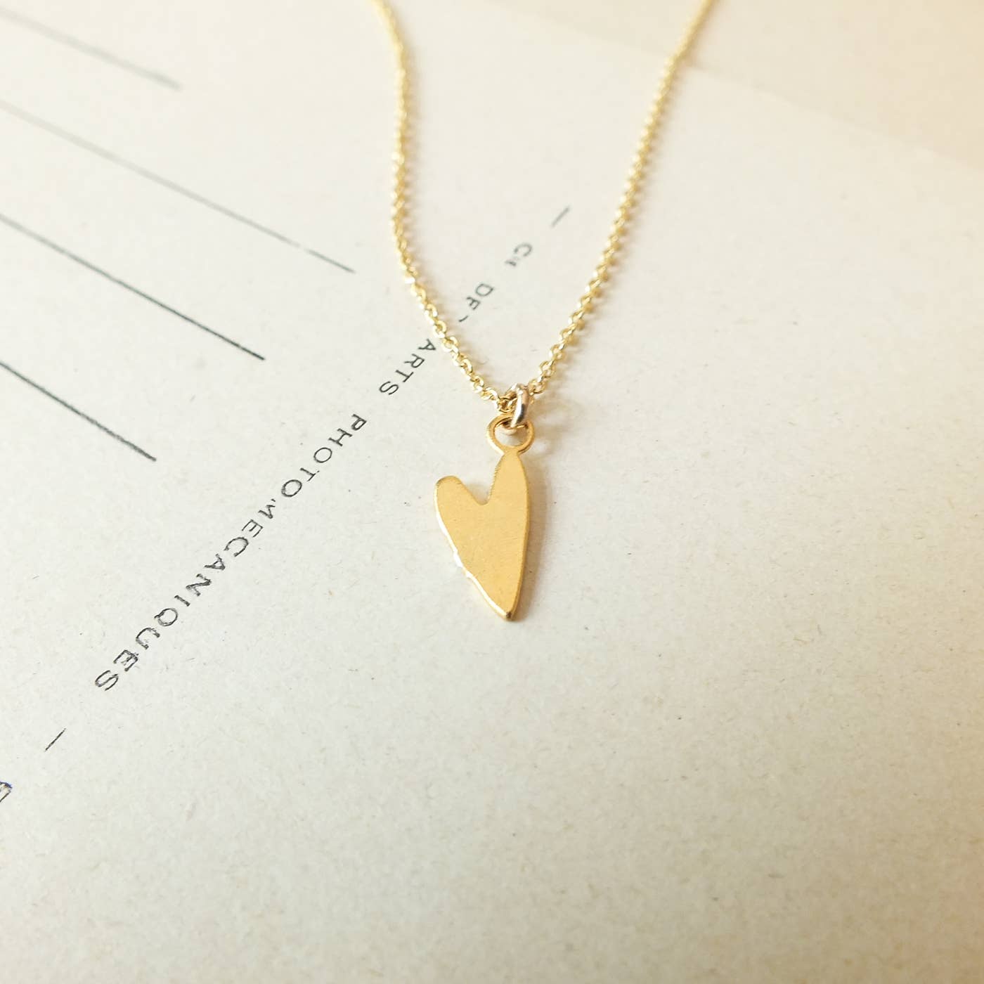 Love Deeply Gold Filled and Sterling S Necklace