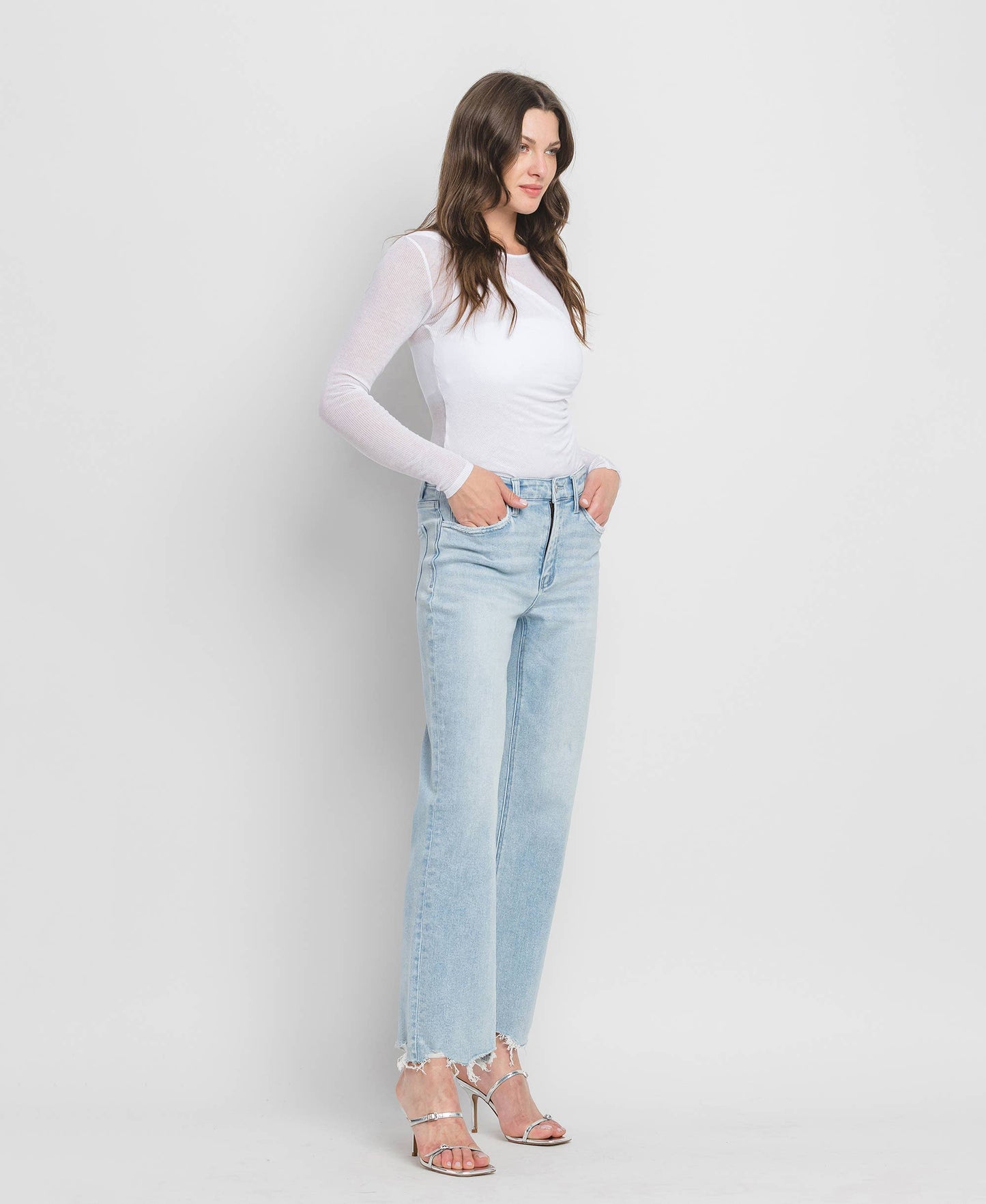 Killer Vervet's Comfort Stretch High Waist Relaxed Fit! Ankle