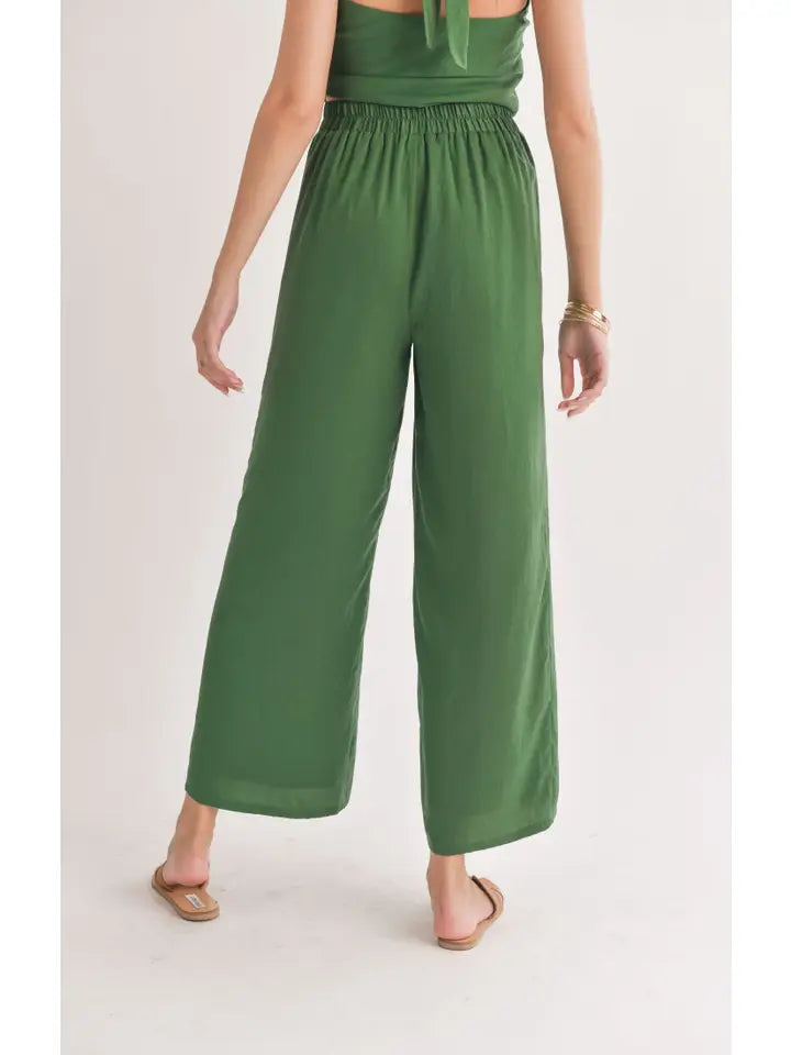 Mirage Satin Wide Leg Flow Pants