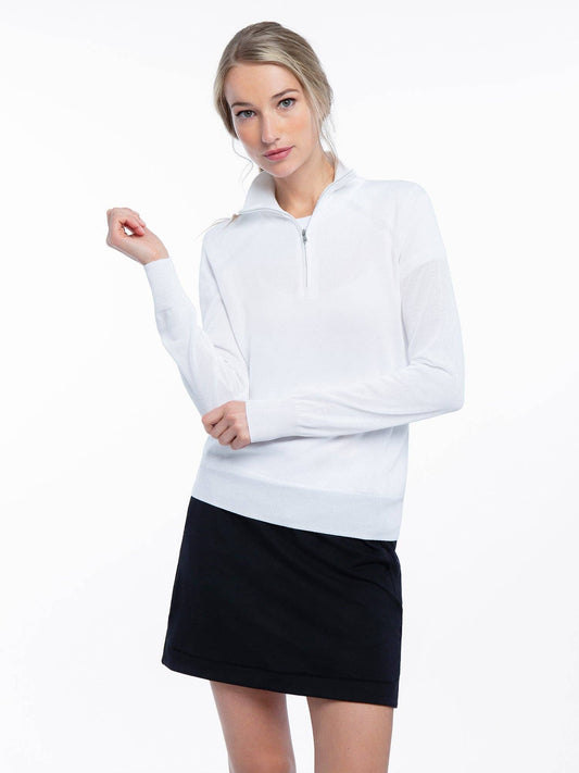 Alexa 17" Athleisure Skirt - Black- Built in Short.