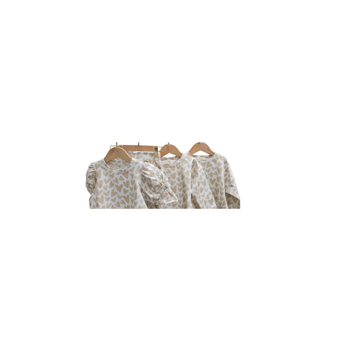 Hearts Aflutter Twirl & Whirl Skirt Set| Sustainable Love