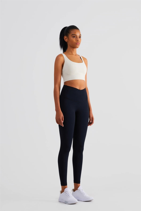 Naoimi Cross Over Everyday Wear High Waist Leggings