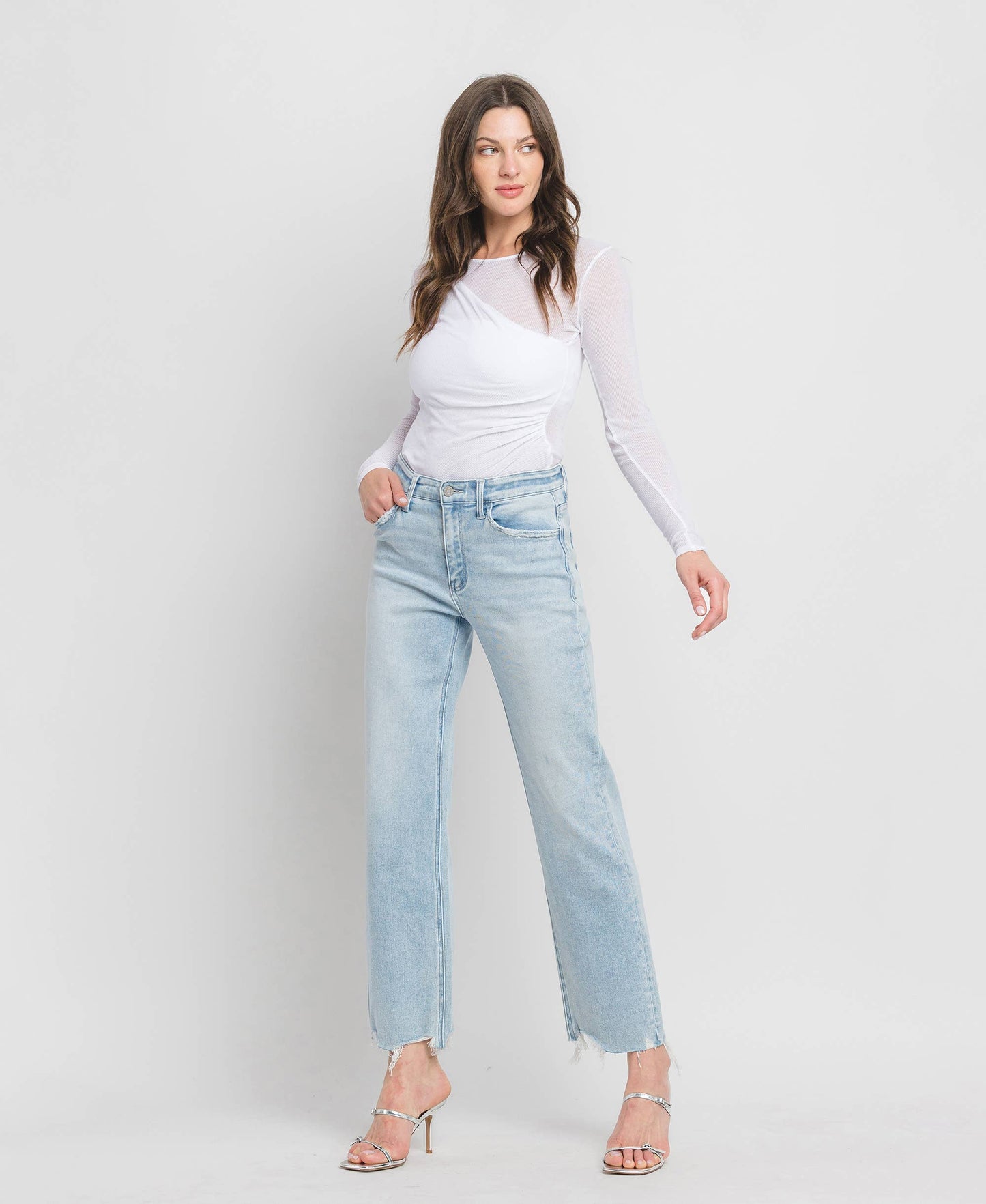 Killer Vervet's Comfort Stretch High Waist Relaxed Fit! Ankle