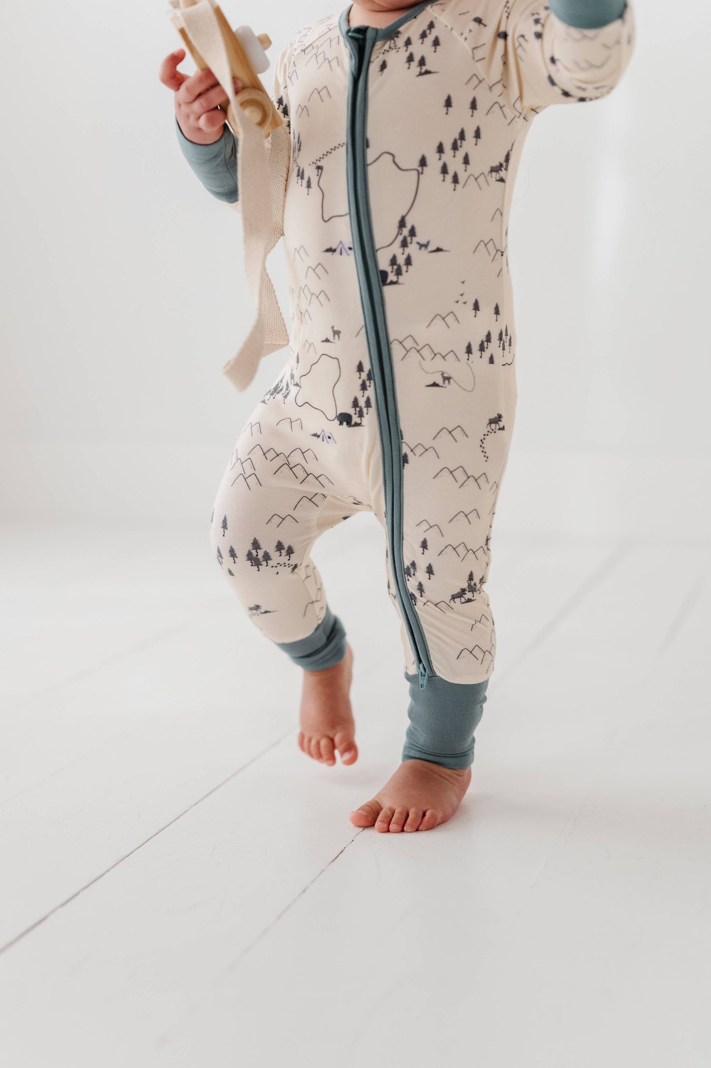 Baby Adventure Bamboo Footless Pajamas