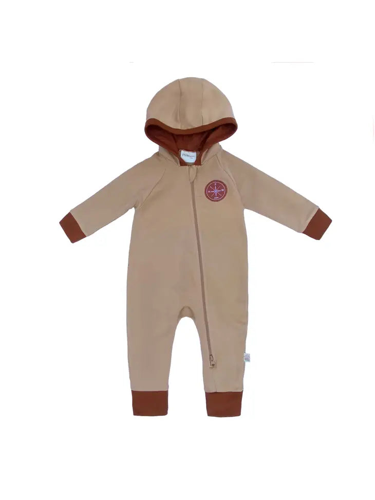 Rusty Warm City Mouse Romper