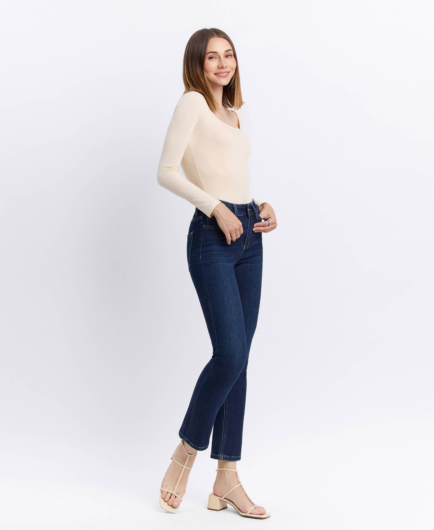 Vervet and the Slim to Ankle Comfort Stretch Jean