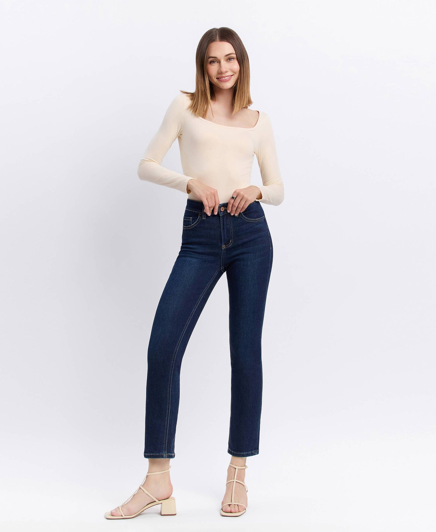 Vervet and the Slim to Ankle Comfort Stretch Jean