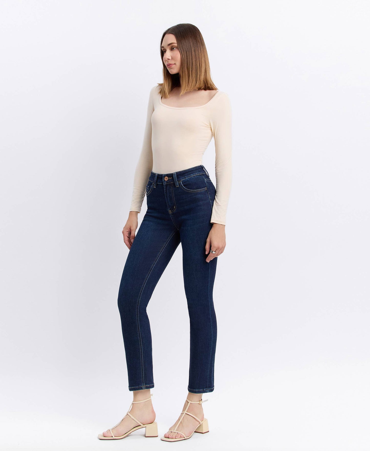 Vervet and the Slim to Ankle Comfort Stretch Jean