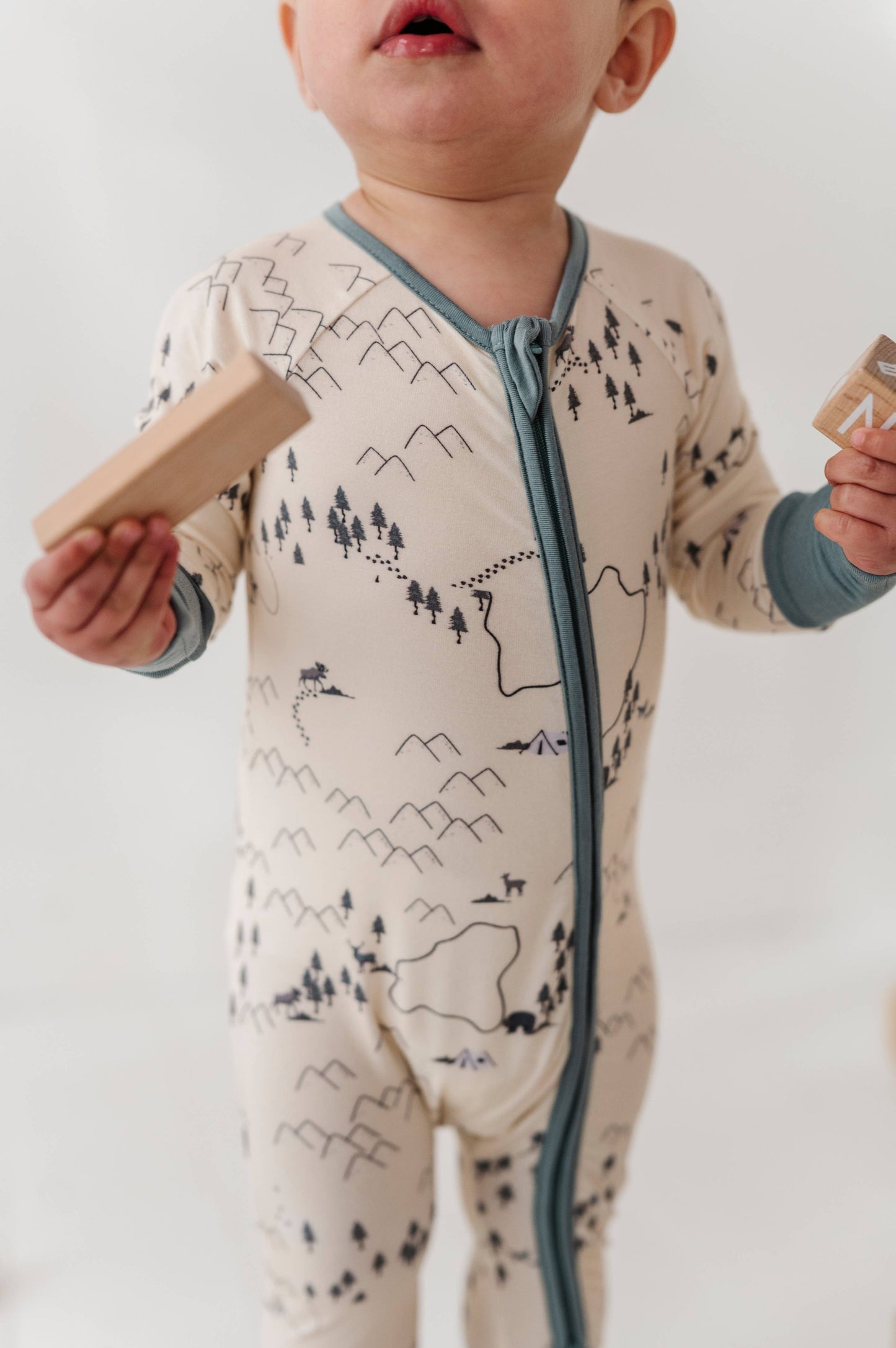 Baby Adventure Bamboo Footless Pajamas