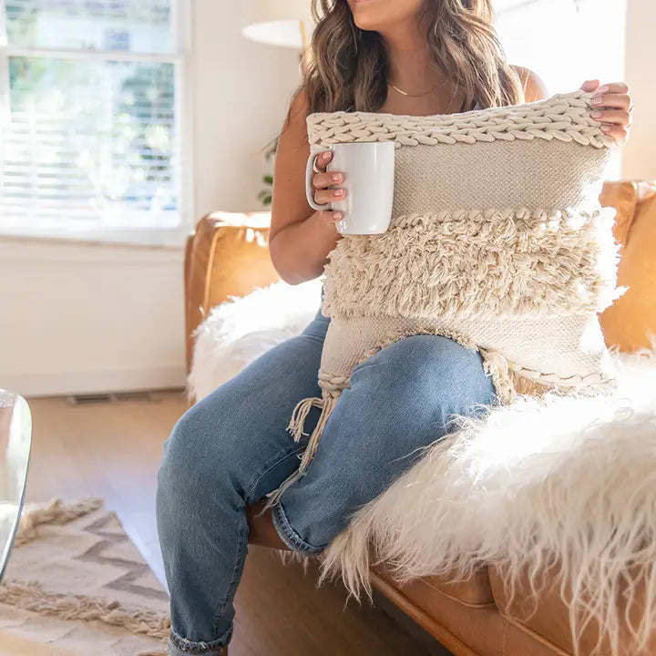 Hand Woven Vesperina Throw Cover