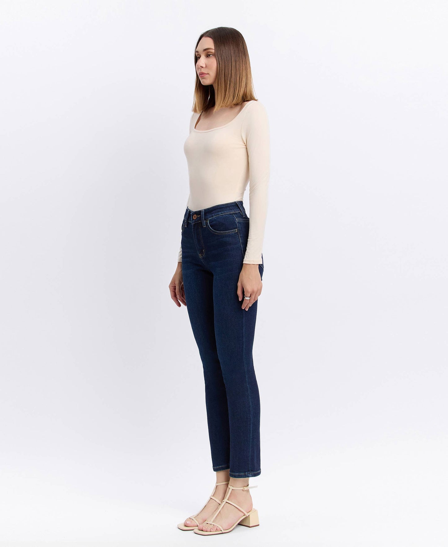 Vervet and the Slim to Ankle Comfort Stretch Jean