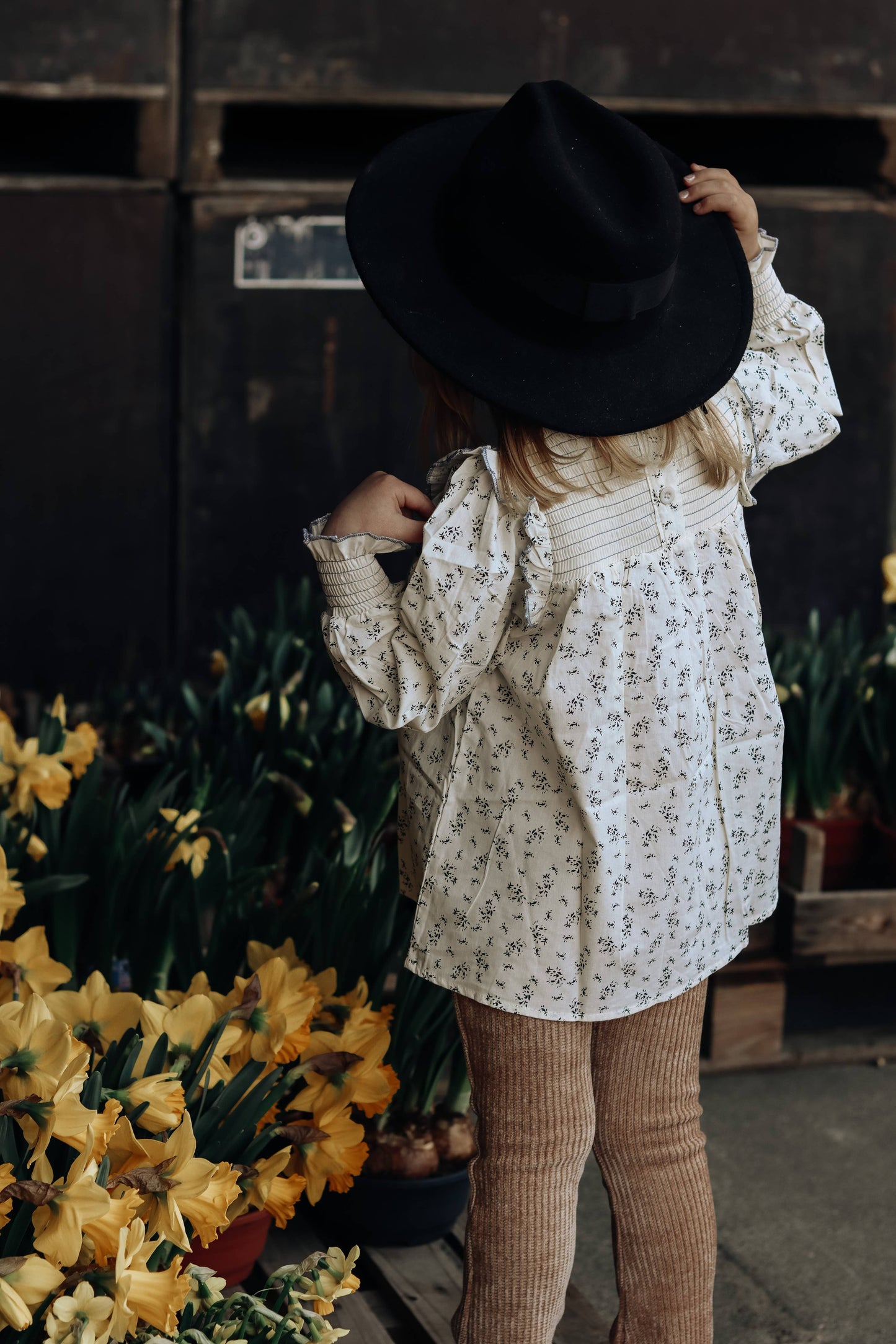 Kids Vintage Look Summer Lynn Floral Blouse