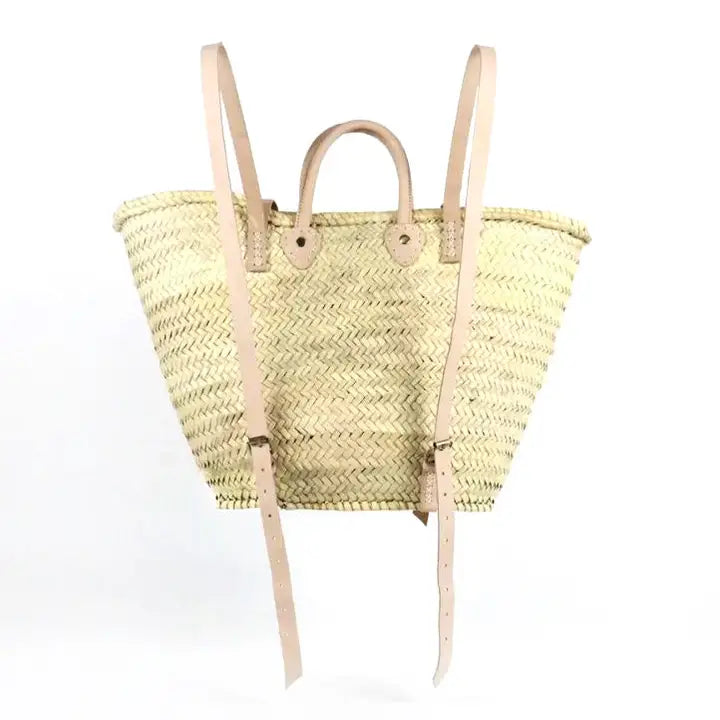 Moroccon Straw Backpack to Carry All