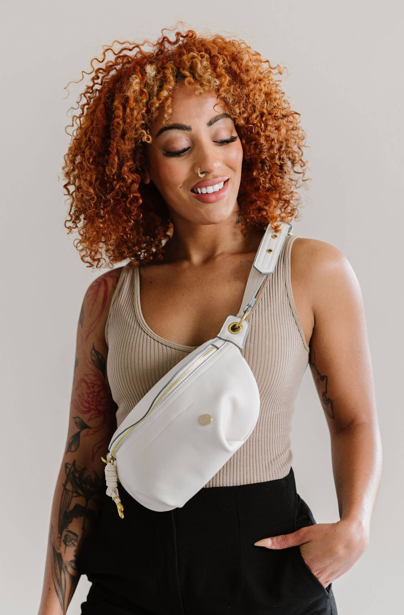 Catherine Adjustable Crossbody Belt Fanny Handbag