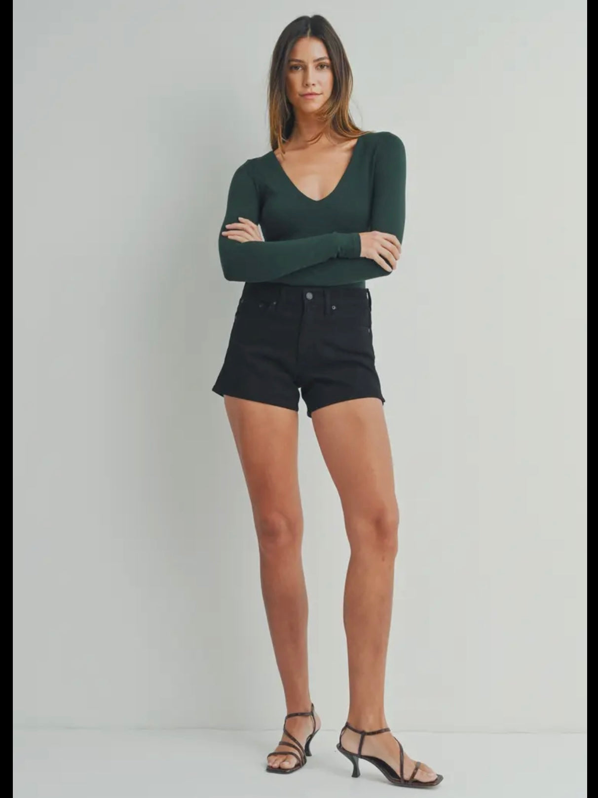 JBD Black Denim shorts