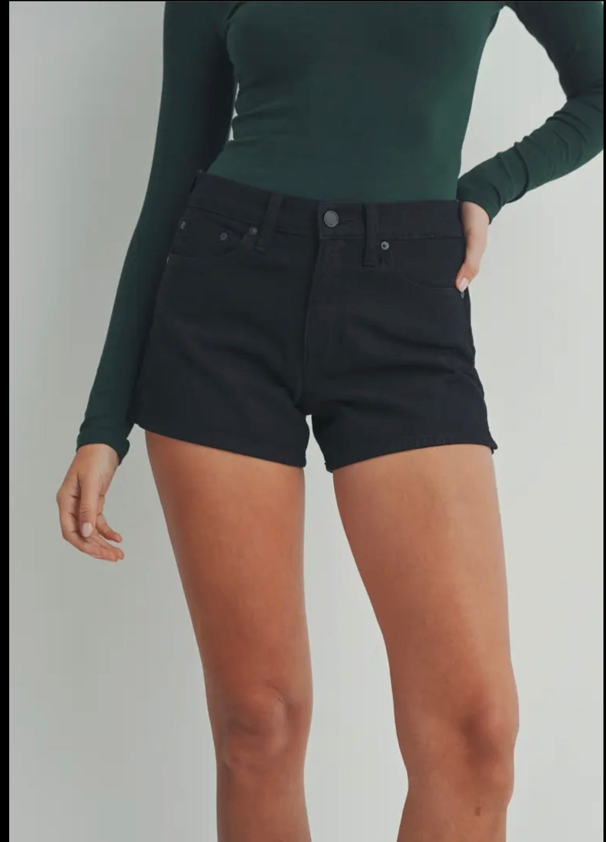 JBD Black Denim shorts