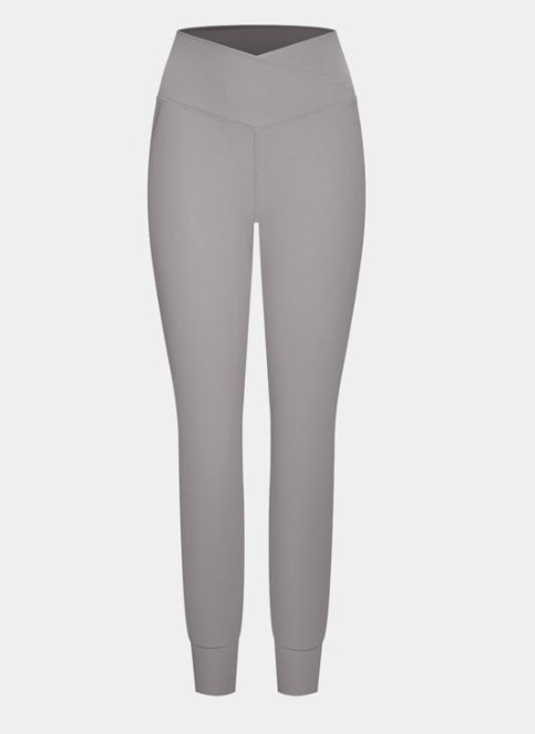 Cloudful™ Fabric High Waisted Crossover Side Pocket Joggers