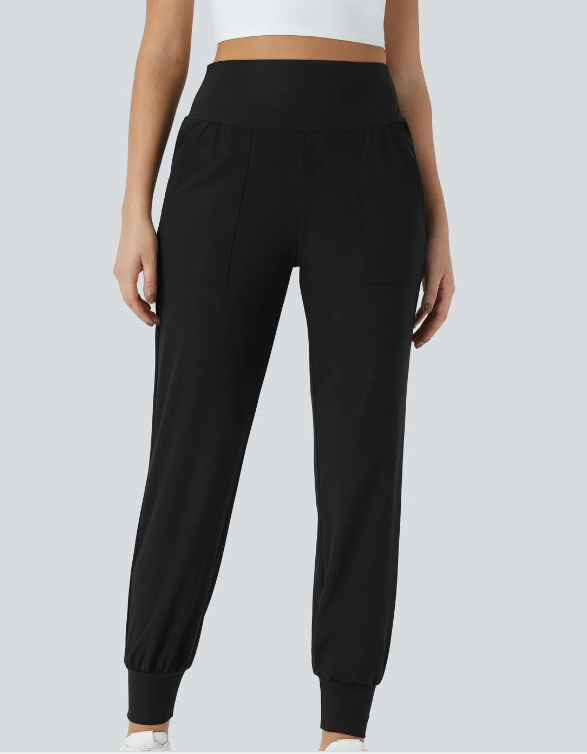 Halara High Plain Waist Side Pocket Joggers- Pet Hair Free