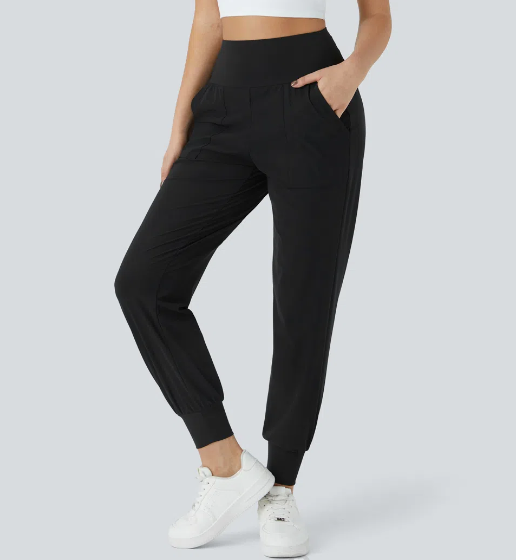 Halara High Plain Waist Side Pocket Joggers- Pet Hair Free