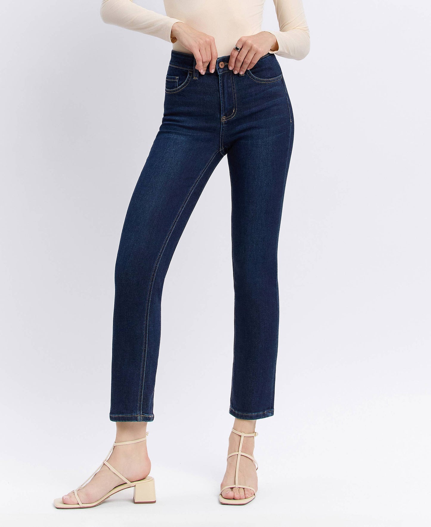 Vervet and the Slim to Ankle Comfort Stretch Jean