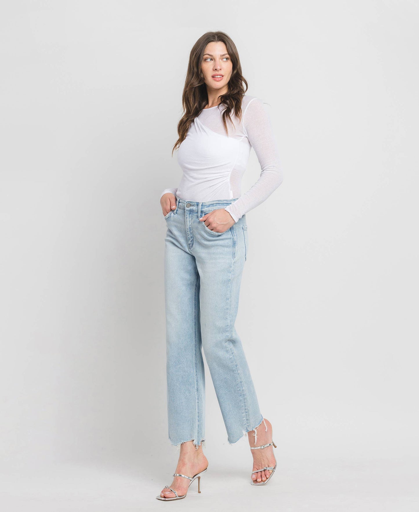 Killer Vervet's Comfort Stretch High Waist Relaxed Fit! Ankle
