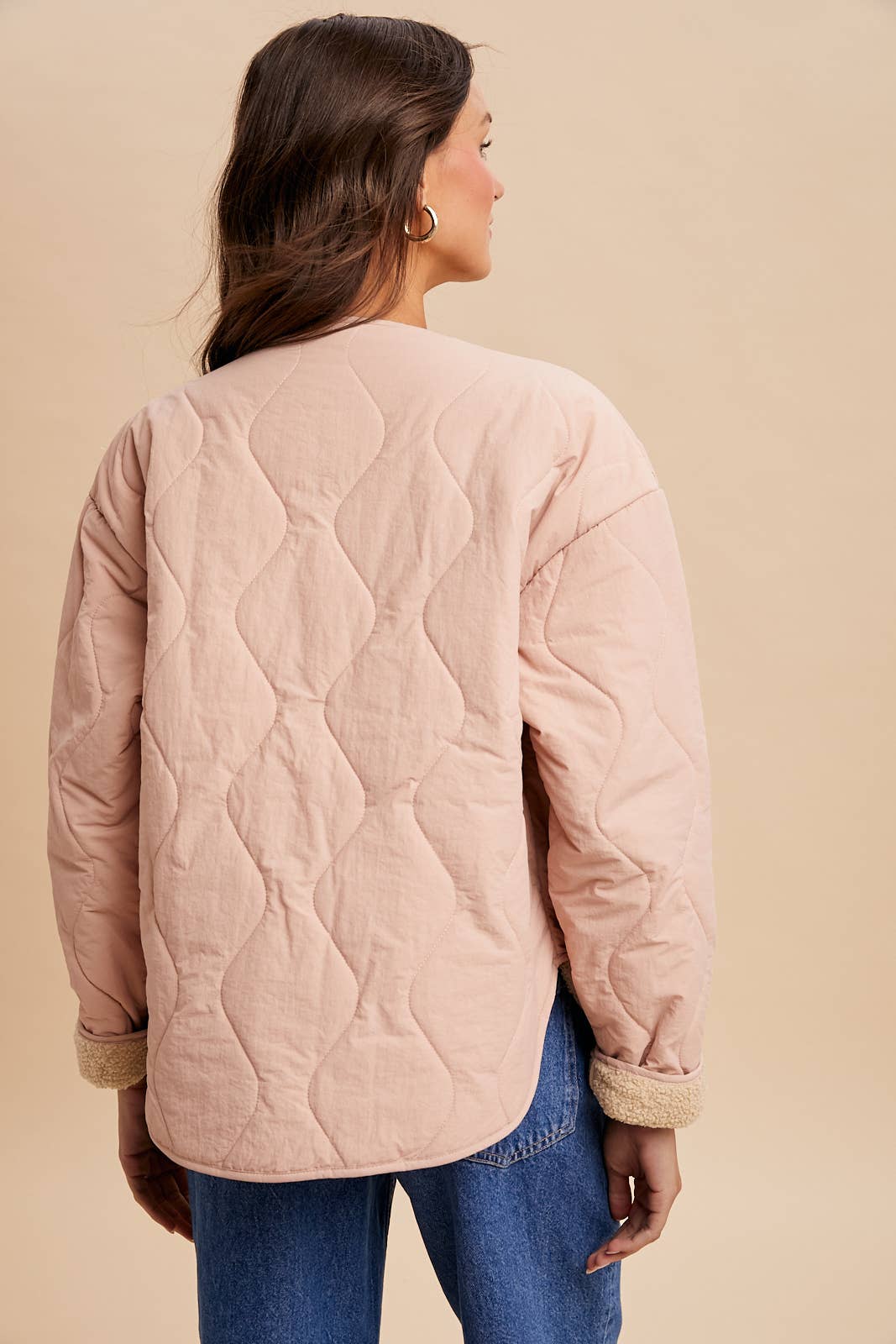 Comfiest Fall Quilted Field Coat
