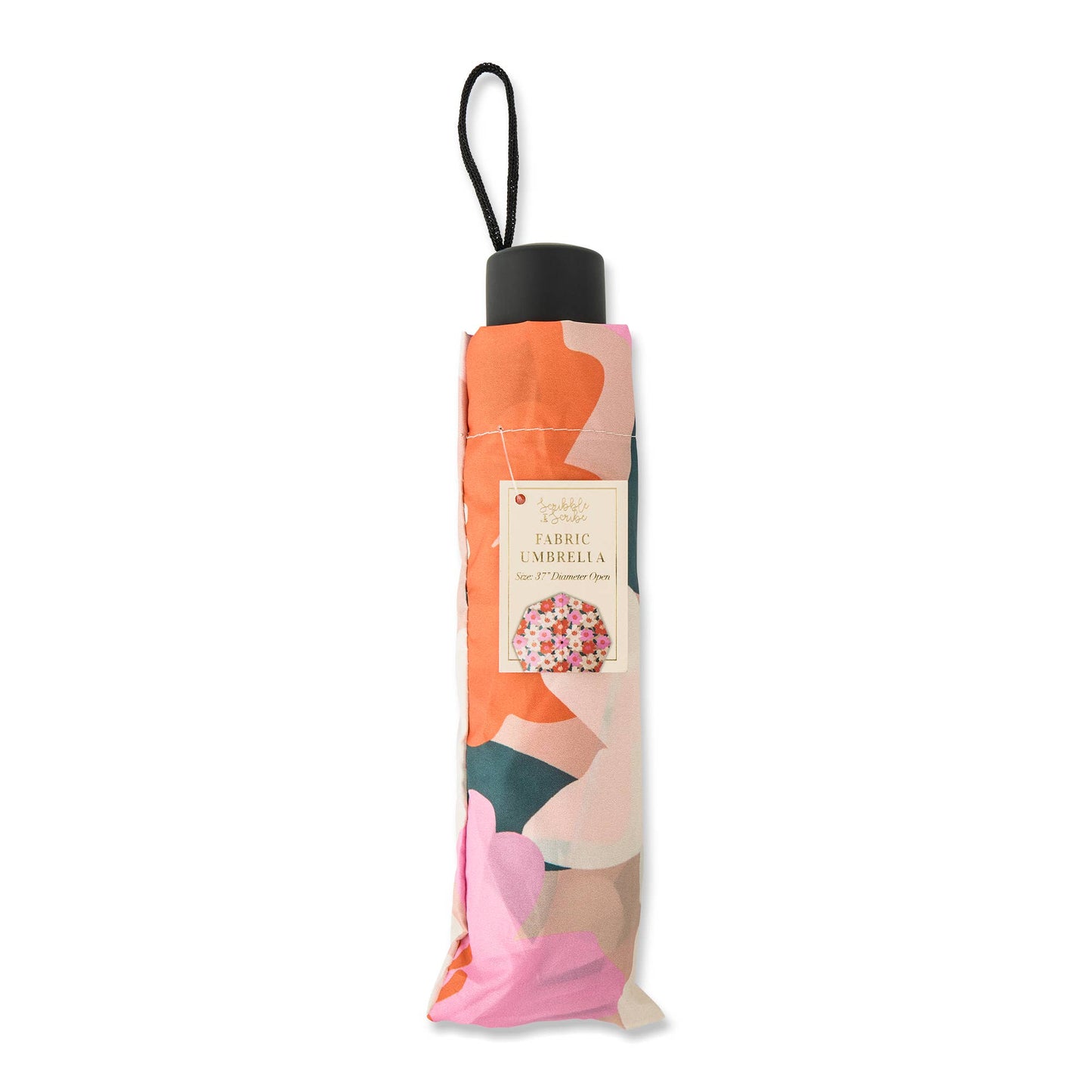 Umbrella with Storage Bag - Pink Floral