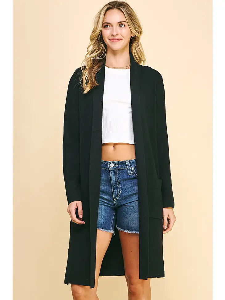 Knit Hooded Duster for the Mama