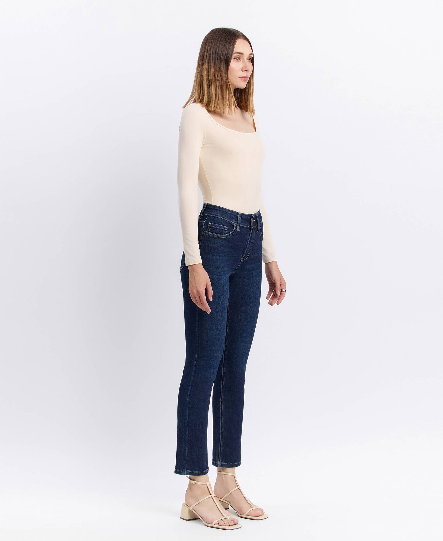 Vervet and the Slim to Ankle Comfort Stretch Jean