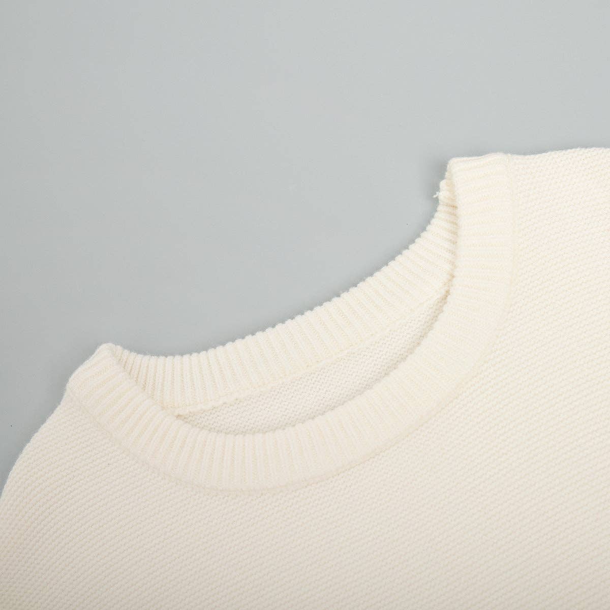 Round Neck Simple Loose Sweater