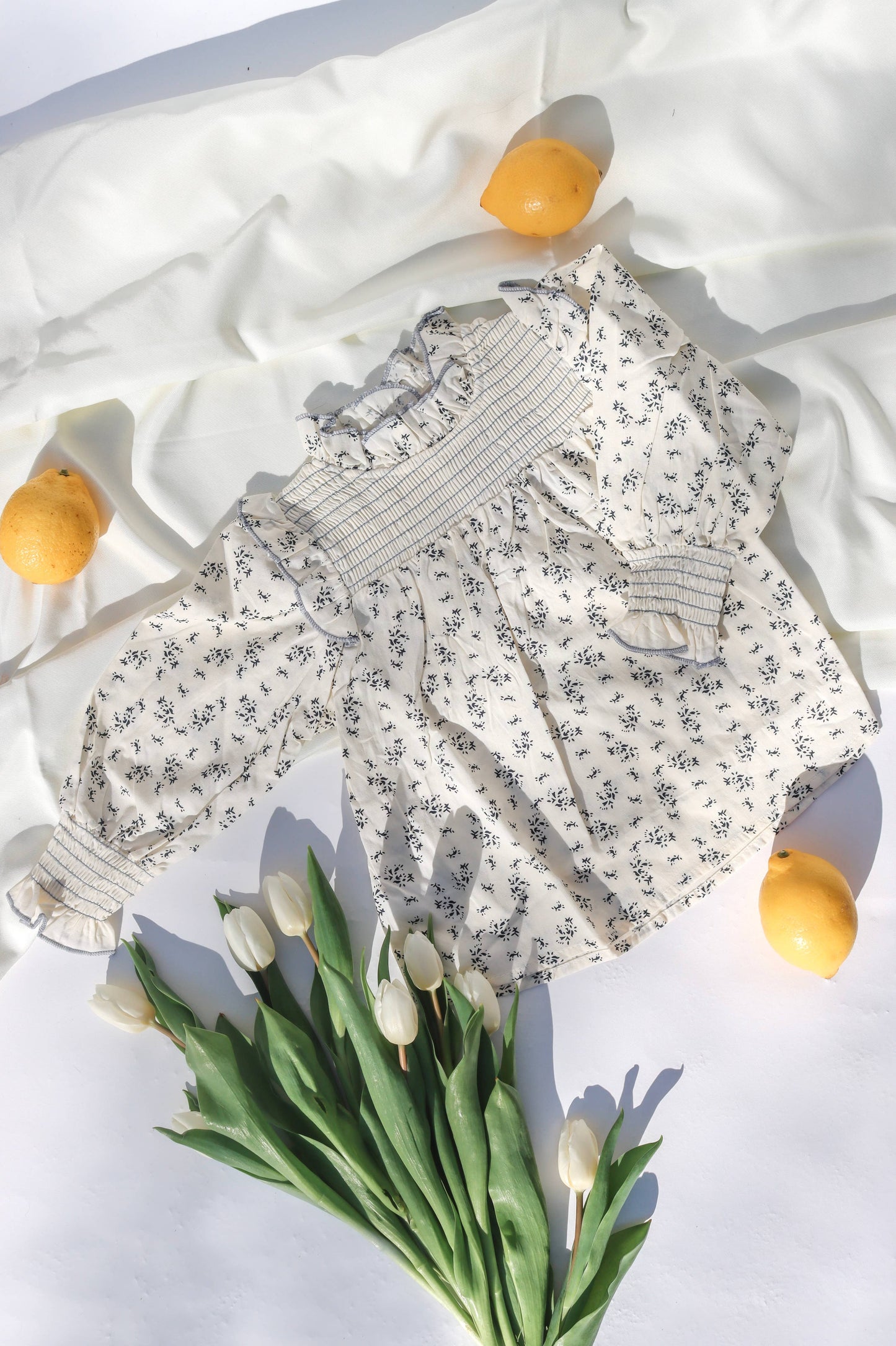 Kids Vintage Look Summer Lynn Floral Blouse