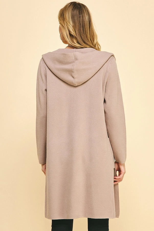 Knit Hooded Duster for the Mama