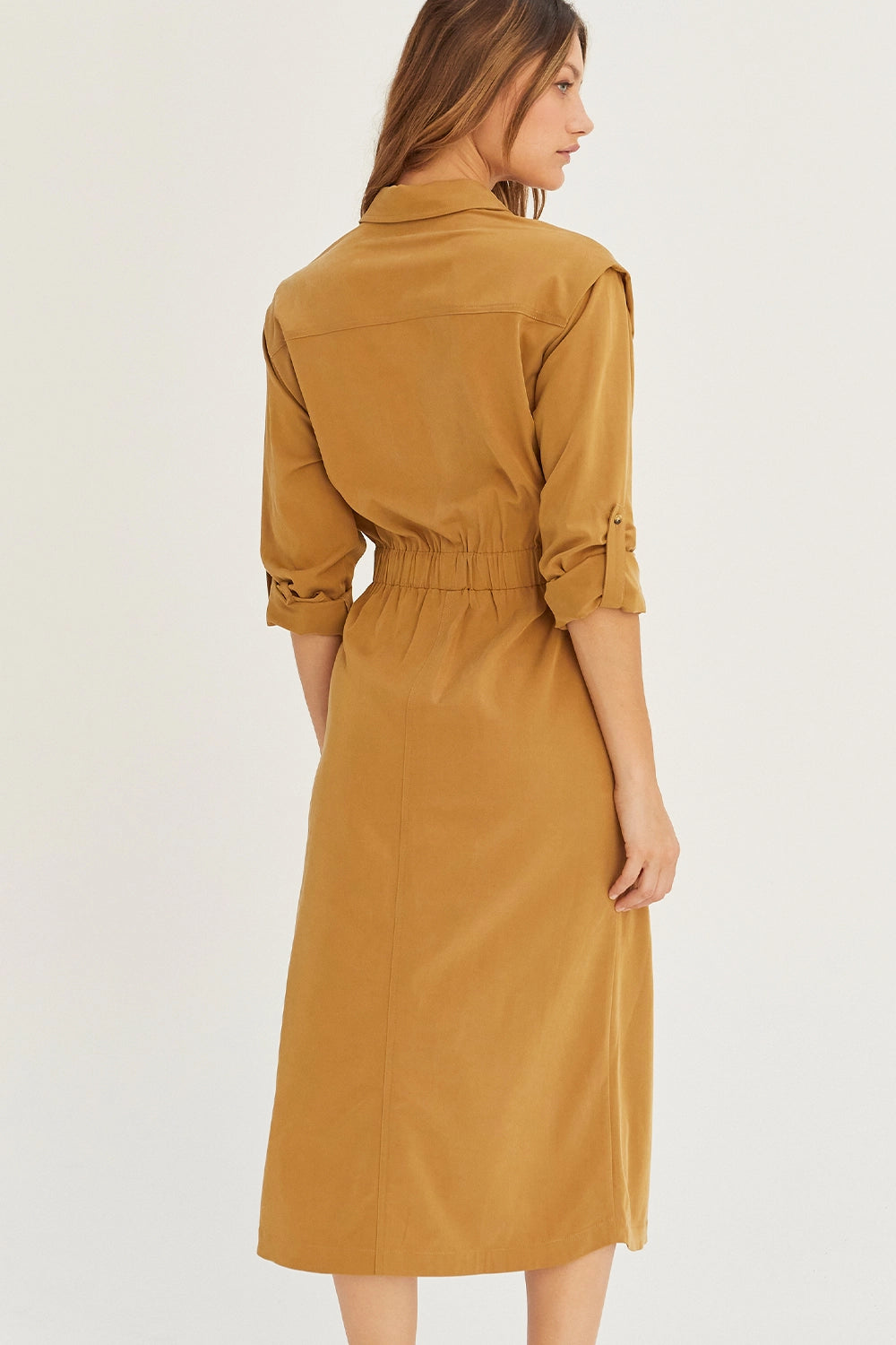 Kayla Utility Button Up Dress