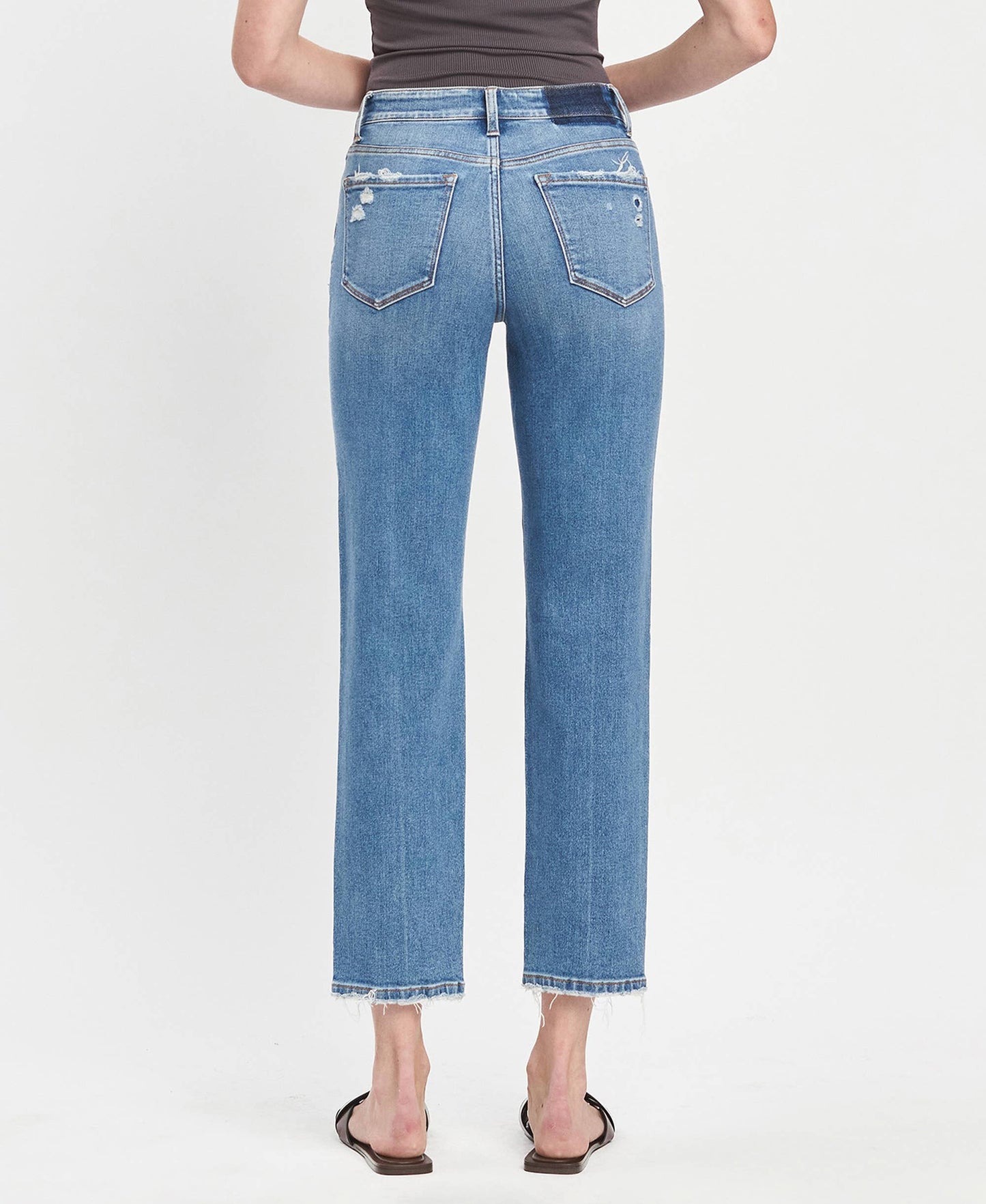 HIgh Rise Tapered Straigh Jeans
