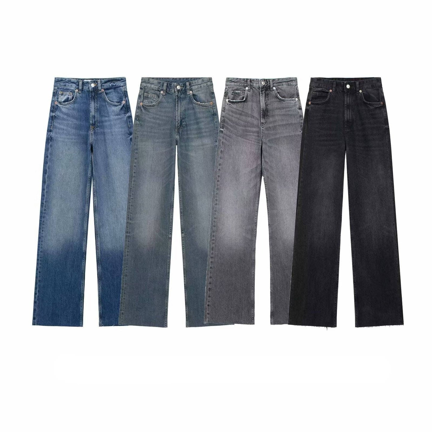 Vintage High Waist Wide Leg Jeans - 20% off