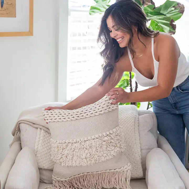 Hand Woven Vesperina Throw Cover