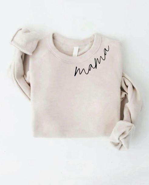 Graphic Fleece Sweatshirt for the Mamas
