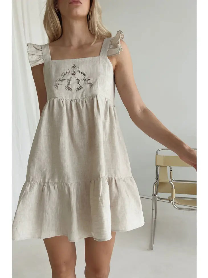 Oatmeal Elkie Mama Swing Dress