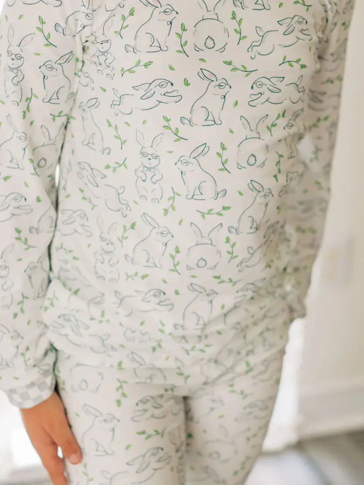 Easter Bunny Flap Pajamas