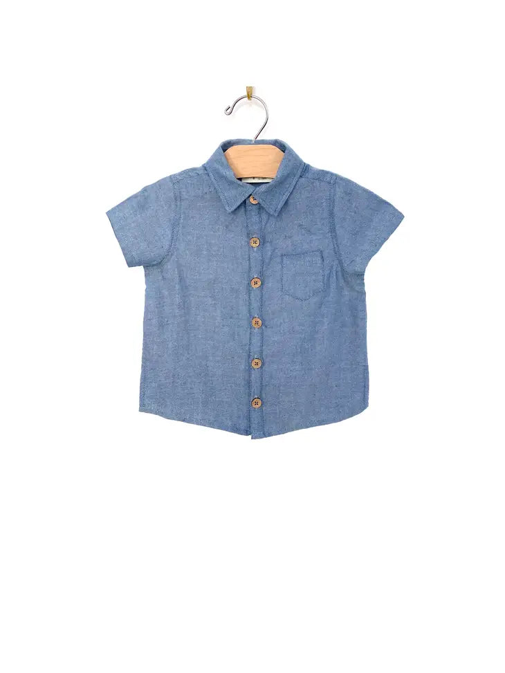 Chambray Collard Kids Button Down