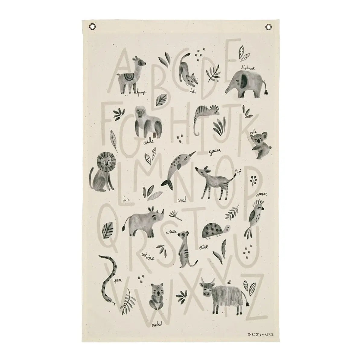 English Abecedary Wall Decor