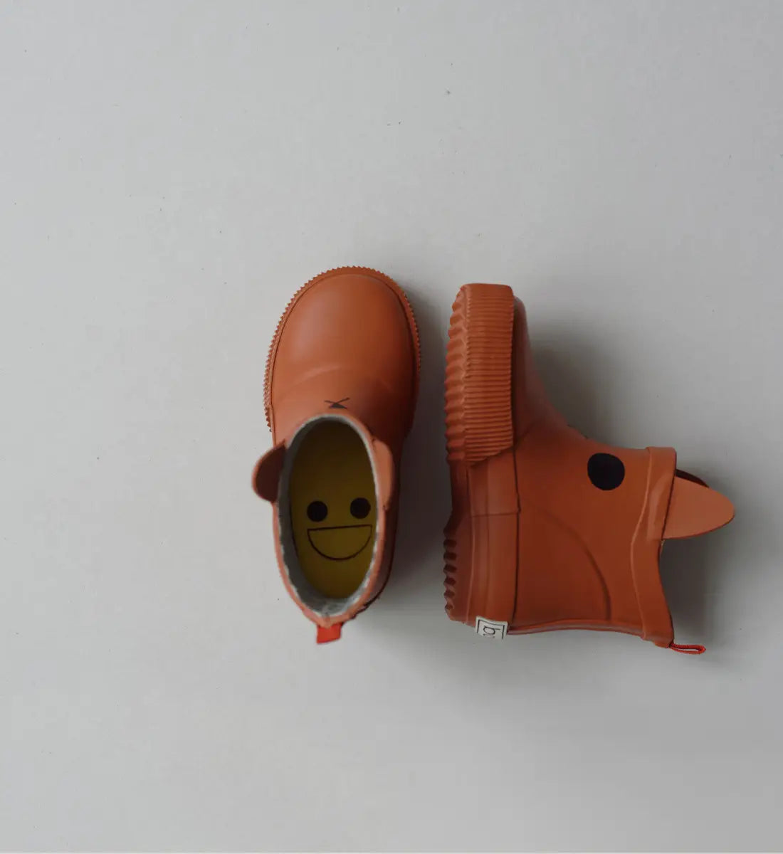 Brique Kerran Kids Unisex Lined Rain Boot