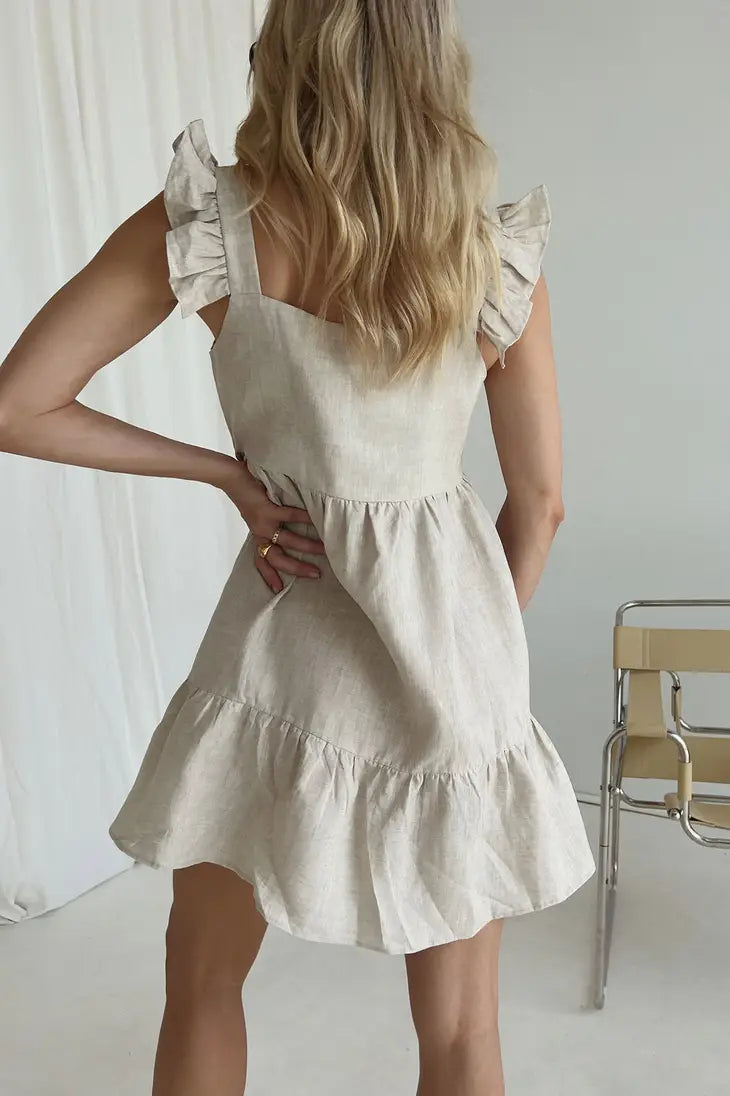 Oatmeal Elkie Mama Swing Dress