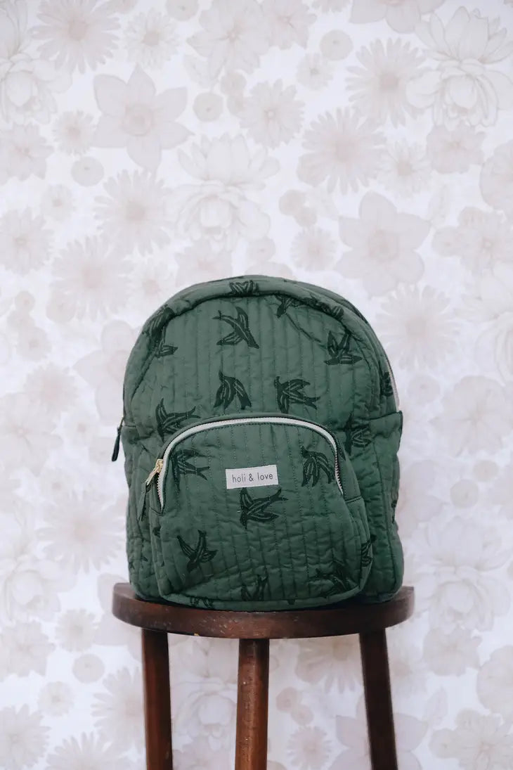 Kids Quilted Mini Size Backpack - Styles Vary