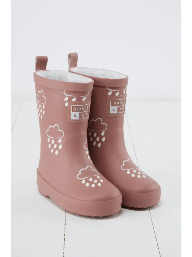 Stone Colour Changing Kids Wellies - 3 colors