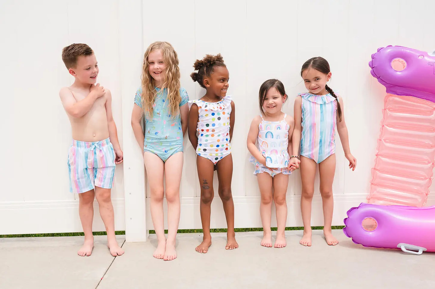 Lorelai Swim in Bold Dots