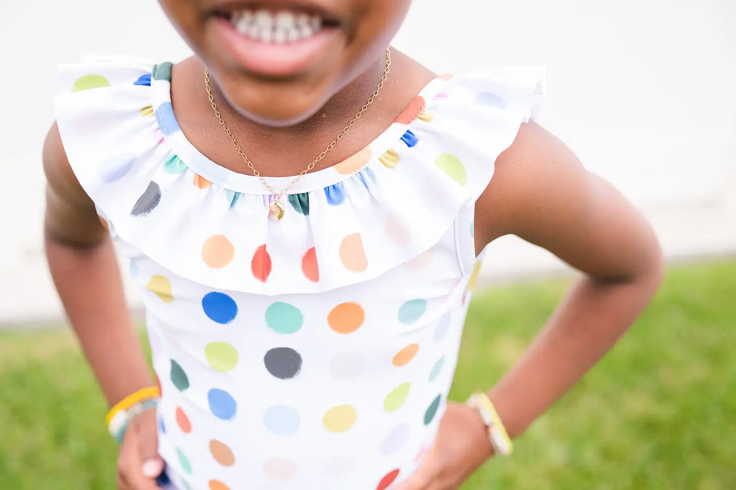 Lorelai Swim in Bold Dots