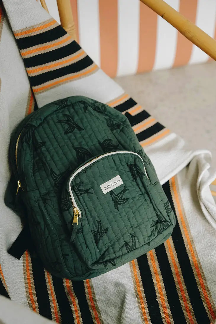 Kids Quilted Mini Size Backpack - Styles Vary