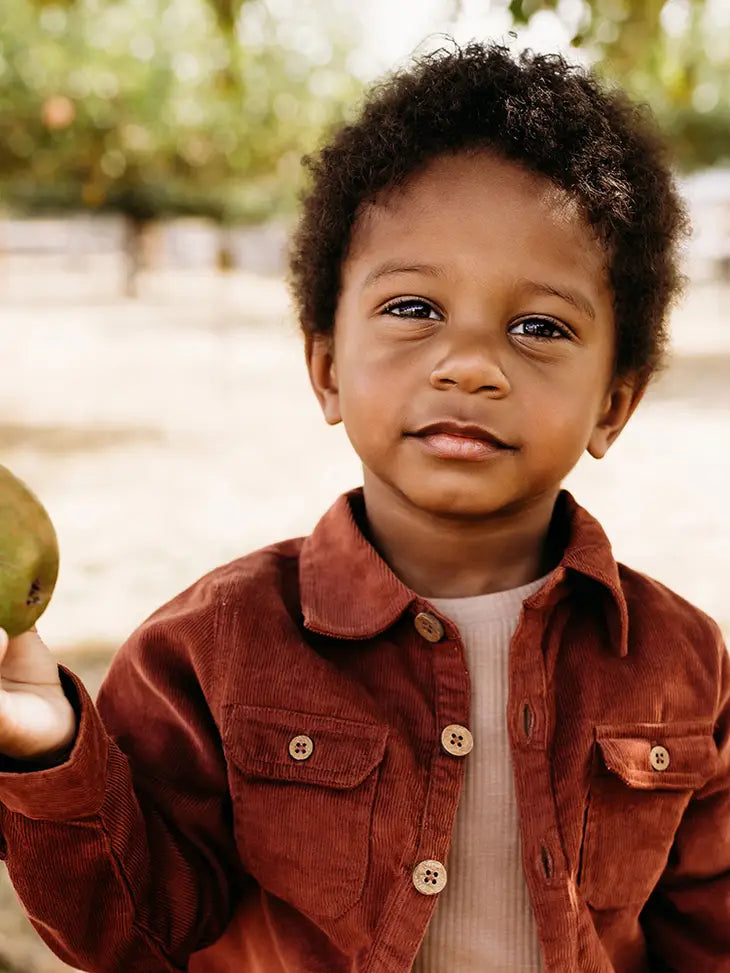 Croix Corduroy Boy Shirt and Pant Set