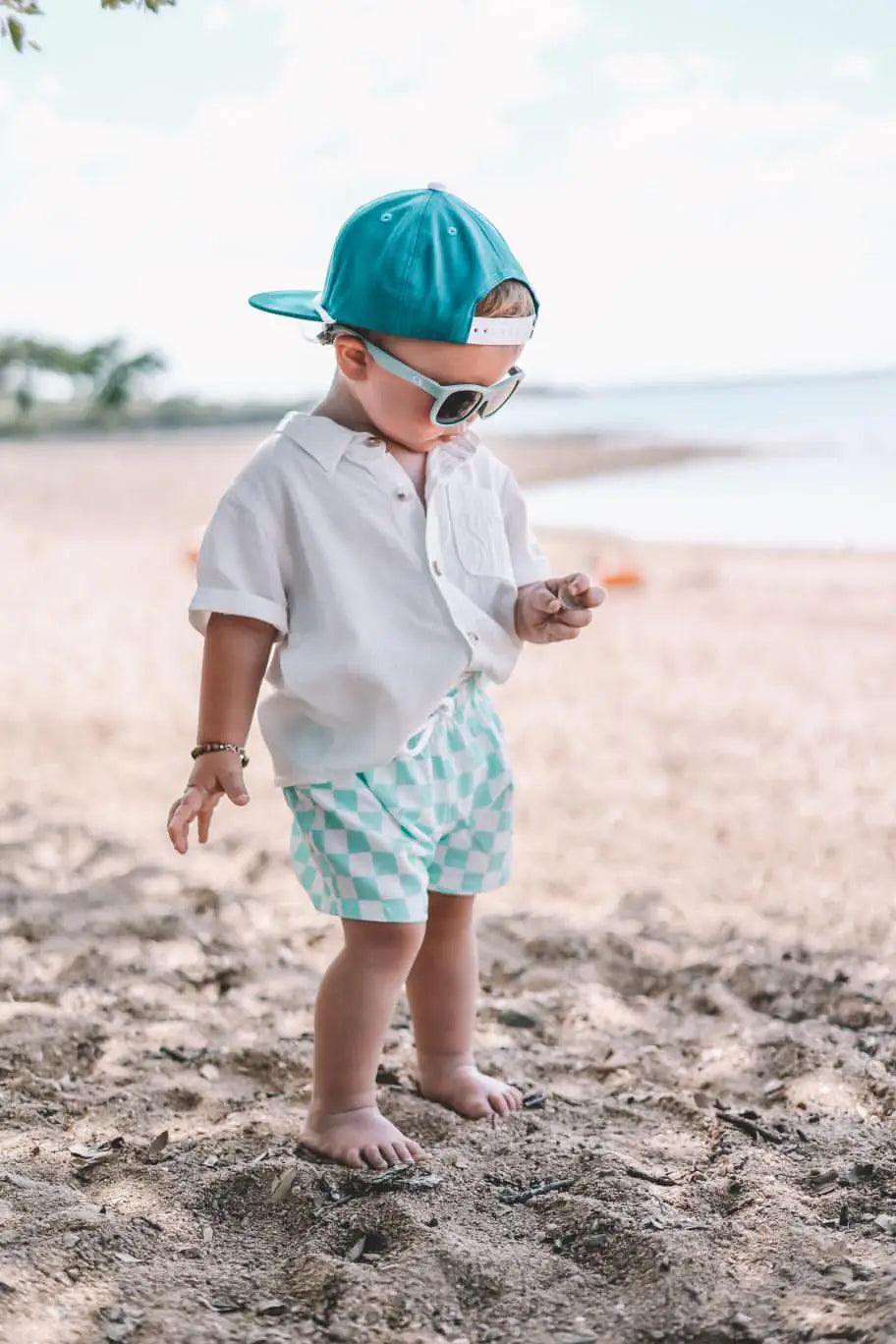 Bryan Seafoam Boy Swim Trunks